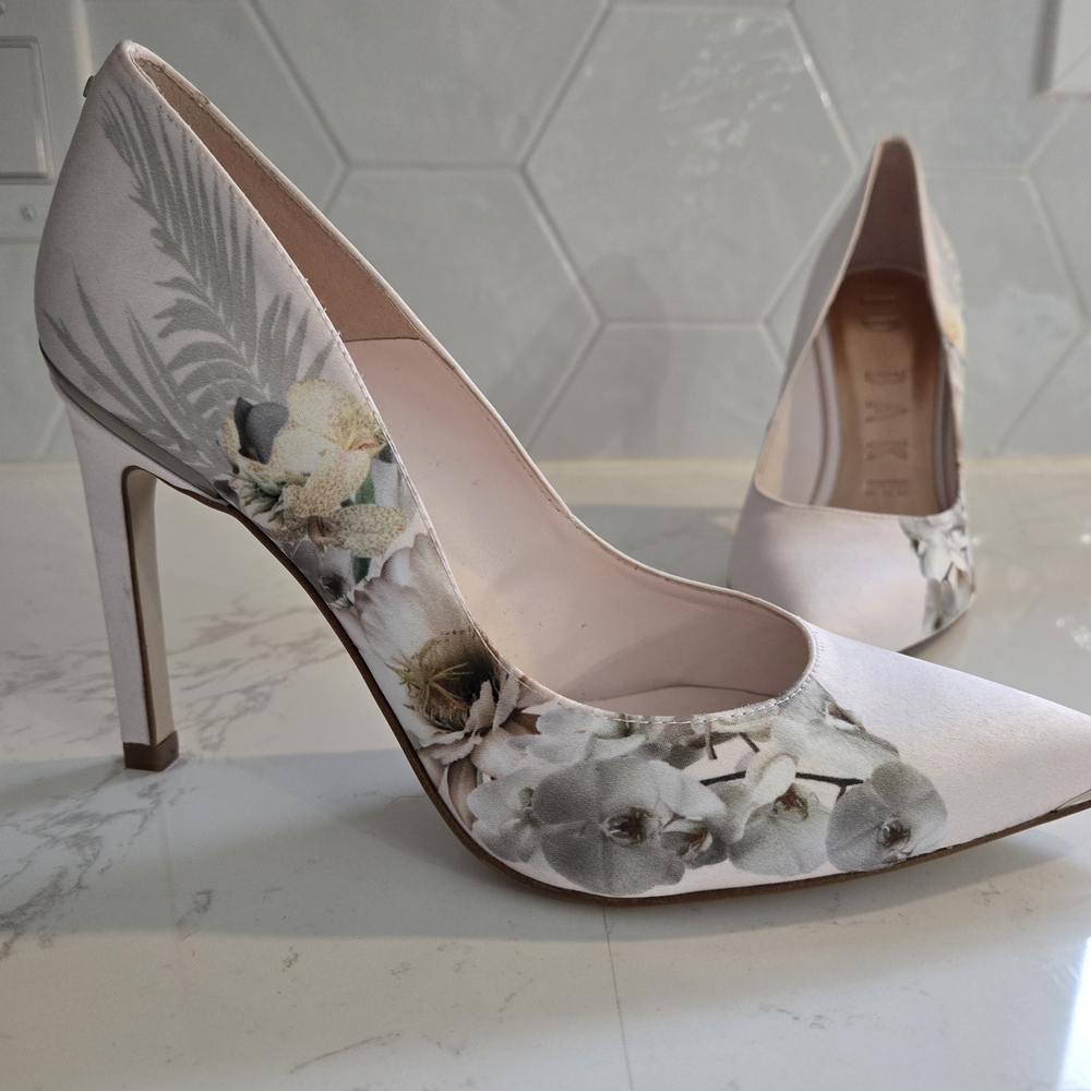 Ted Baker Melnip Floral Pink Heels